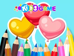 Spel Coloring Book: Heart Balloons
