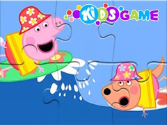 Spel Jigsaw Puzzle: Peppa Pig Sea Sailing