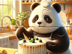 Spel Jigsaw Puzzle: Panda Baker