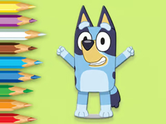 Spel Coloring Book: Happy Bluey