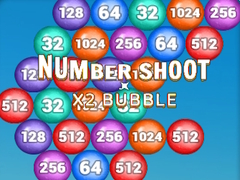 Spel Number Shoot x 2 bubble