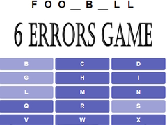 Spel 6 Errors Game