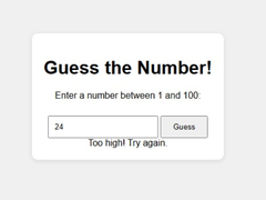 Spel Number Guessing Game