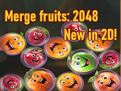 Spel Merge fruits: 2048 New in 2D!