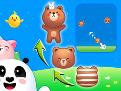 Spel Animal Merge: Bubble Shooter