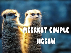 Spel Meerkat Couple Jigsaw