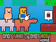 Spel Baby Noob vs Baby Obby Horse