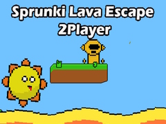 Spel Sprunki Lava Escape 2Player