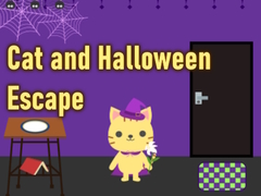 Spel Cat and Halloween Escape