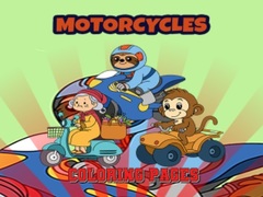 Spel Motorcycle Coloring Pages