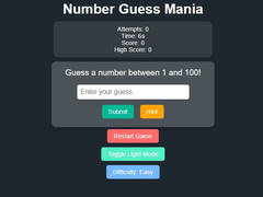 Spel Number Guess Mania
