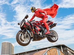 Spel Real Motorbike Super Hero Stunt 3D