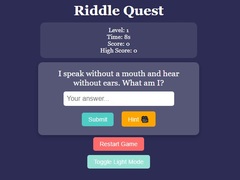 Spel Riddle Quest Brain Teaser
