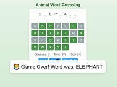 Spel Animal Word Guessing Game