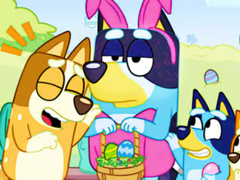 Spel Jigsaw Puzzle: Bluey Easter Dress Up