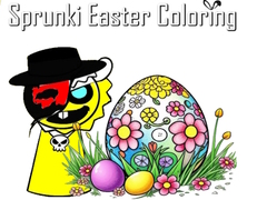 Spel Sprunki Easter Coloring