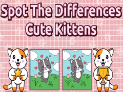 Spel Spot the Differences Cute Kittens
