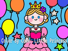 Spel Color By Code: Little Princess