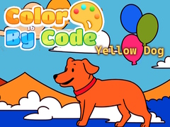 Spel Color By Code: Yellow Dog