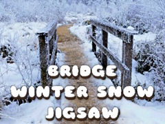 Spel Bridge Winter Snow Jigsaw