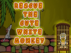 Spel Rescue the Cute White Monkey