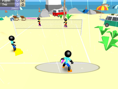 Spel Stickman Beach Volleyball