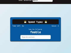 Spel Speed Typer