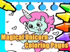 Spel Magical Unicorn Coloring Pages
