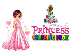 Spel Back To School Princess Coloring Book