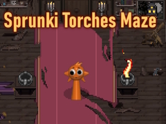 Spel Sprunki Torches Maze