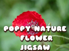 Spel Poppy Nature Flower Jigsaw