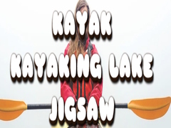 Spel Kayak Kayaking Lake Jigsaw