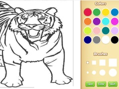 Spel Tiger Coloring Book
