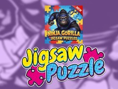 Spel Ninja Gorilla Jigsaw Puzzles
