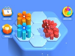 Spel Flower Hexa Puzzle