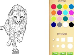 Spel Wild Animals Coloring Book
