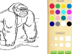Spel Zoo Animals Coloring Book for Kids