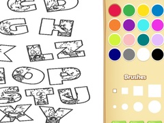 Spel Alphabet Animal Coloring Book for Kids