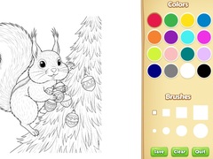 Spel Christmas Animal Coloring Book for Kids
