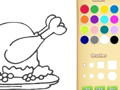 Spel Food Coloring Book For Kids