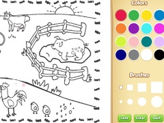 Spel Farming Coloring Book For Kids