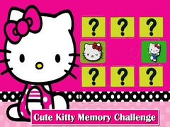 Spel Cute Kitty Memory Challenge