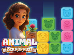Spel Animal Block Pop Puzzle