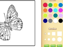 Spel Butterflies Coloring Book for Kids