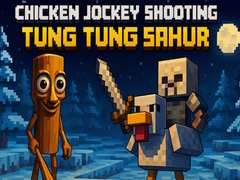 Spel Chicken Jockey Shooting Tung Tung Sahur