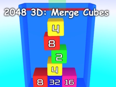 Spel 2048 3D: Merge Cubes