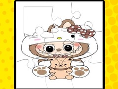 Spel Labubu Jigsaw Puzzles for Kids Game