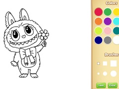 Spel Labubu Doll Coloring Book for Kids