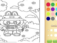 Spel Cute Labubu Coloring Book for Kids