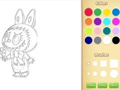 Spel Chibi Labubu Coloring Book for Kids